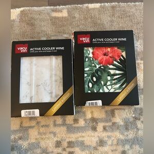 2/Vacuvin Active Wine Coolers NIB
